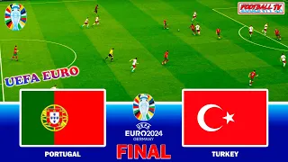 PORTUGAL VS TURKEY - UEFA EURO 2024 FINAL | FULL MATCH ALL GOALS | PES GAMEPLAY PC