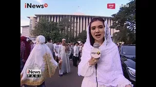 Suasana di Luar Masjid Istiqlal Jelang Pelaksanaan Sholat Idul Fitri - iNews Pagi 25/06