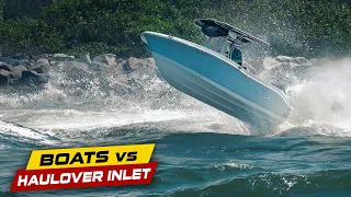 HAULOVER BOATS GO BIG OR GO HOME! | Boats vs Haulover Inlet