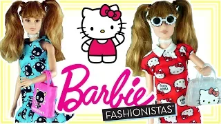 Barbie Fashionistas Hello Kitty • Przebieranki !!!  • Nowe stylizacje !!!