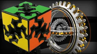 Как собрать Gear Shift cube 2x2x2, Шестеренчатый Гир куб 2х2х2, How to solve