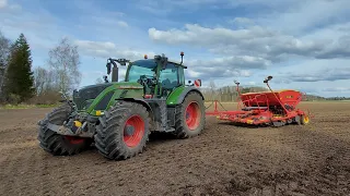 Seeding oats | Fendt 722 Vario & Väderstad Rapid 400C