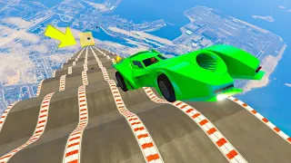 GTA 5 ONLINE 🐷 MEGA RAMPA 100.000% ESTREMA ! SCALINATA INFINITA !!! 🐷 DAJE !!!