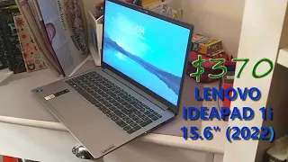 Open box and Review Lenovo Ideapad 1i 15.6" Laptop 2022 with Intel i5 12th generation and Windows11
