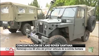 Homenaje en Linares a los 60 años del primer Land Rover Santana