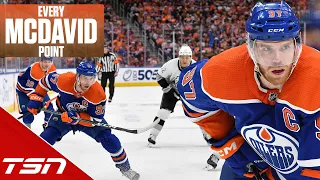 EVERY CONNOR MCDAVID POINT FROM ROUND 1 OF THE 2024 NHL PLAYOFFS