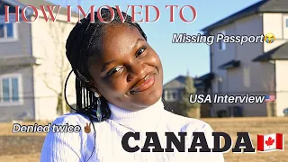 HOW I MOVED TO CANADA🇨🇦 from Nigeria🇳🇬 | 2 Visa denials, GCMS notes, Canada Immigration 2024