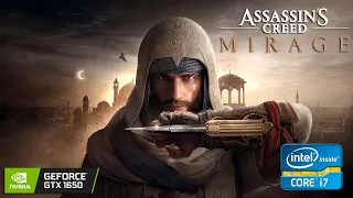 Assassin's Creed Mirage - GTX 1650 - i7 3770 - All Settings Tested #ubisoftpartner #ad