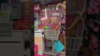 Barbie Doll and Supermarket Playset #barbie #doll #playset #supermarket #short #beta #mjriggs