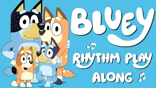 Rhythm Play Along: Bluey Theme! | Quarter Note/Rest & Eighth Notes