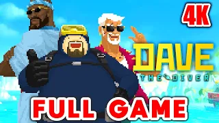 DAVE THE DIVER Full Gameplay Walkthrough FULL GAME (4K ULTRA HD 60FPS) No Commentary