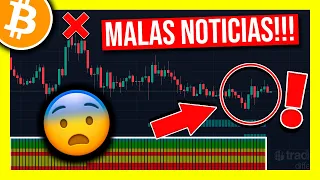 😨 HUELLAS de EXTREMA DEBILIDAD en el PRECIO de BITCOIN!!! 🔥 ANÁLISIS de BITCOIN HOY