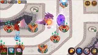 Realm Defense - World 4 - Level 110 - Heart of the Void (3 Stars - Simple Way - No Items)