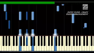 PATSY CLINE - CRAZY - SYNTHESIA (PIANO COVER)