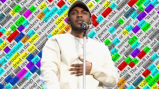 Kendrick Lamar, Untitled 01 | Rhyme Scheme Highlighted