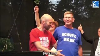 Korte toespraak Michael Fritsch en Bernd Bayerlein