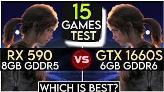 RX 590 vs GTX 1660 Super - Test In 15 Games - 1080p