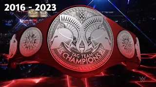 WWE Raw Tag Team Championship PPV Match Card Compilation (2016 - 2023) With Title Changes