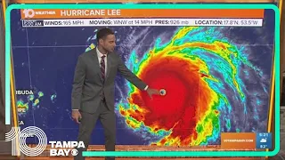 Tracking the Tropics: Hurricane Lee a powerful Category 5 storm, no Florida threat | 5 a.m. Friday