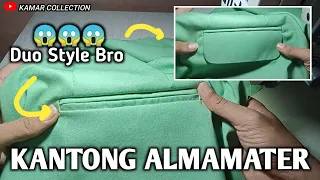 membuat kantong almamater - make an alma mater bag