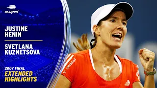 Justine Henin vs. Svetlana Kuznetsova Extended Highlights | 2007 US Open Final