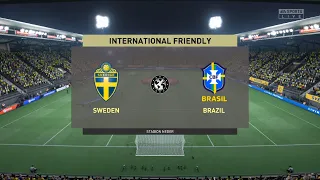 ⚽ Sweden Women vs Brazil Women ⚽ | International Friendly (28/06/2022) | Fifa 22