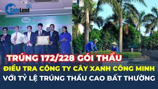 Trúng nhiều gói thầu 'KHỦNG' với tỷ lệ cao, Công ty Cây Xanh Công Minh lọt 'TẦM NGẮM' | CafeLand