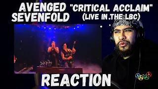 Avenged Sevenfold - Critical Acclaim Live In The LBC (REACTION)