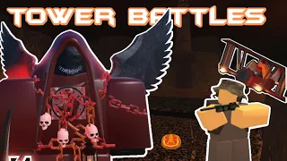 EASIEST SOLO HALLOWEEN STRATEGY! Roblox Tower Battles! (EASIEST METHOD)