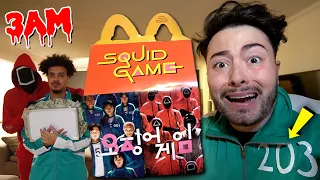 DO NOT ORDER SQUID GAME HAPPY MEAL FROM MCDONALDS AT 3 AM!! (SCARY)