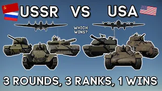 USA VS USSR - Which Nation's Tech Wins? - WAR THUNDER