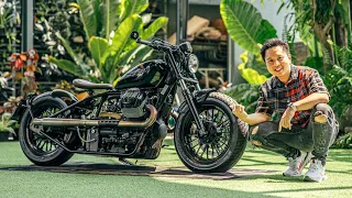 รีวิว Moto Guzzi V9 Bobber Custom คานหลังแข็ง ทรงสุด อมตะ เหนือกาลเวลา