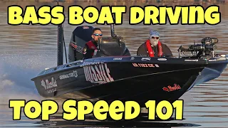 BASS BOAT DRIVING - TOP SPEED 101