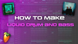 How to make atmospheric Liquid dnb like Goddard and telomic - FL studio 21 (dnb tutorial)