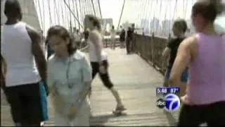 Brooklyn Bridge Boot Camp featured by WABC and Heidi Jones
