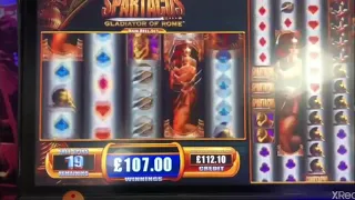 SPARTACUS BOOKIES SLOT £500 JACKPOT BIG WIN