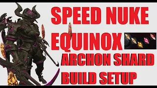 [WARFRAME] Speed Nuke Equinox Archon Shard Build