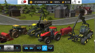 Fs18 farming simulator | cutting trees | fs 18 | timelapse