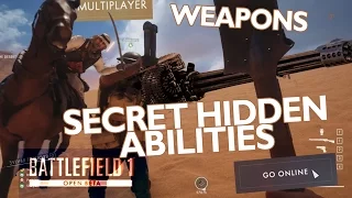 Battlefield1 HIDDEN WEAPONS/abilities HORSE ATTACK [SINAI DESERT] GAMEPLAY 1080p 60fps