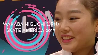 Wakaba Higuchi (JPN) | 3rd place Ladies | Short Program | Skate America 2019 | #GPFigure