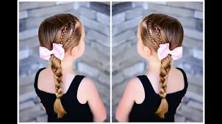 Waterfall Elastic Braided Hairstyle