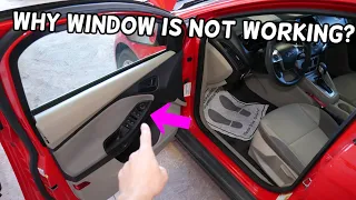 FORD FOCUS WHY WINDOW IS NOT WORKING. WINDOWS DO NOT WORK FIX 2012 2013 2014 2015 2016 2017 2018