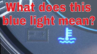 What is the Blue Light on my Subaru Dashboard?