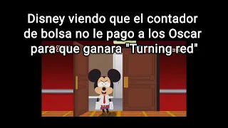 Disney después de perder el Oscar ante Pinocho (Meme)