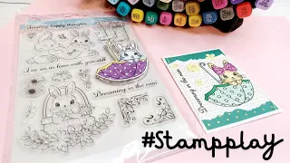 #stampplay with me! ATC Prompt : Umbrella