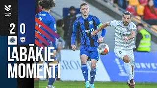 10. kārta: Riga FC 2:0 Grobiņas SC/LFS (Labākie momenti)