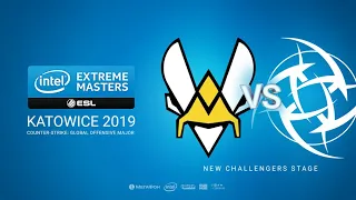 Vitality vs NiP - IEM Season XIII - Katowice Major 2019 - map2 - de_overpass [MintGod & leniniw]