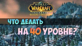 Что делать на 40-м уровне? 🟨 Season Of Discovery WoW Classic