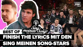 Lena, Wincent Weiss, Nico Santos: Die besten 𝙁𝙞𝙣𝙞𝙨𝙝 𝙏𝙝𝙚 𝙇𝙮𝙧𝙞𝙘𝙨 Challenges der SING MEINEN SONG Stars