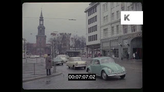 1960s Amsterdam Street Scenes, Traffic, HD from 35mm